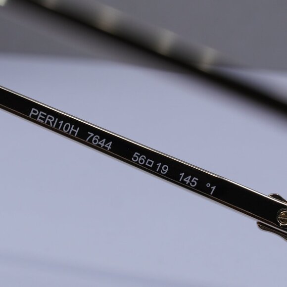 Palm Angels PERI10H CRYSTAL 7644 Oval Sunglasses - Gold/Blue Gradient - Picture 8 of 10